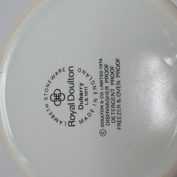 Royal Doulton Dubarry L .S. 1011 Sugar jar Made in England - Picture 4 of 5